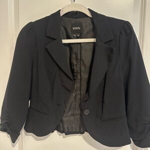 XOXO Women's Elegant Black Blazer